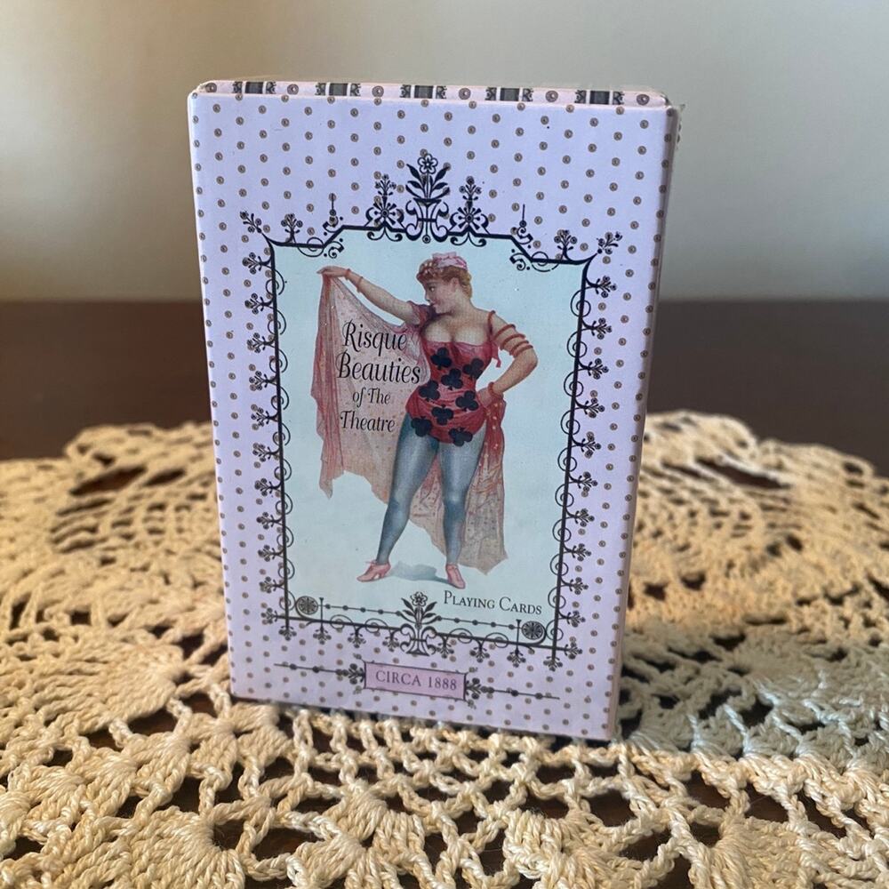Risqué Beauties of the Theatre Playing Cards Sealed in Plastic Wrap